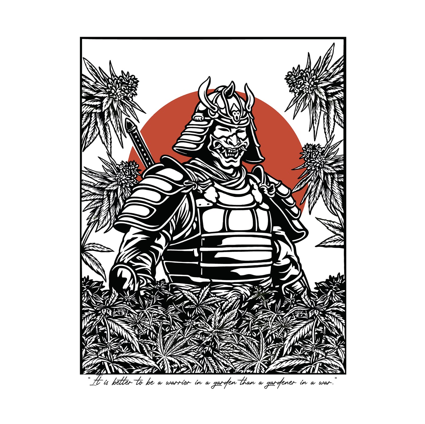 Samurai A3 Art Print