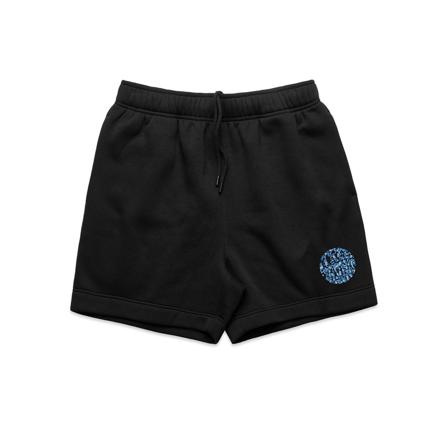 Blue duck camo shorts