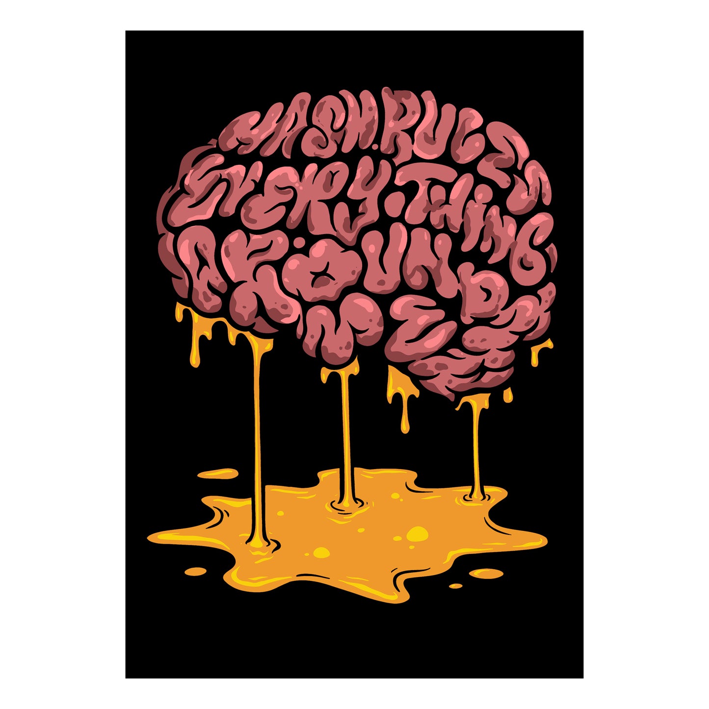 Hream Brain A3 Art Print