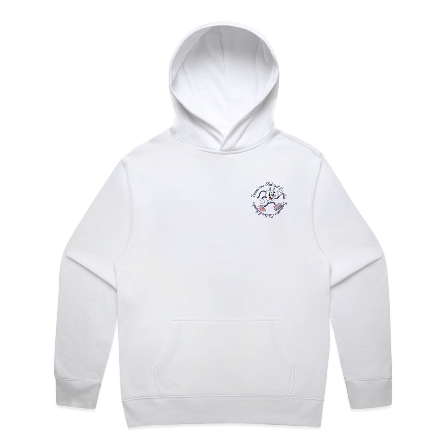 Treemasons Electrical White hoodie