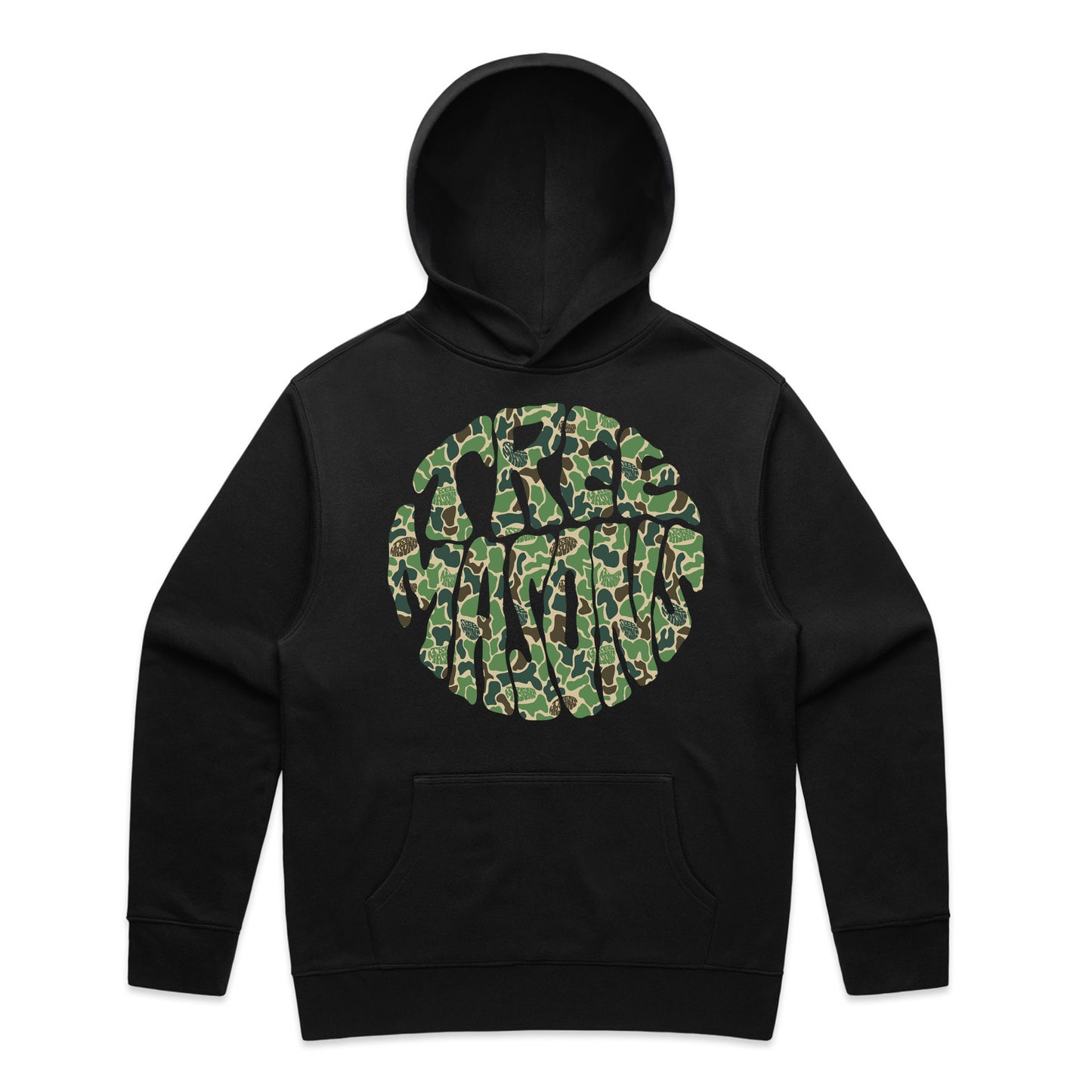 Green duck camo hoodie