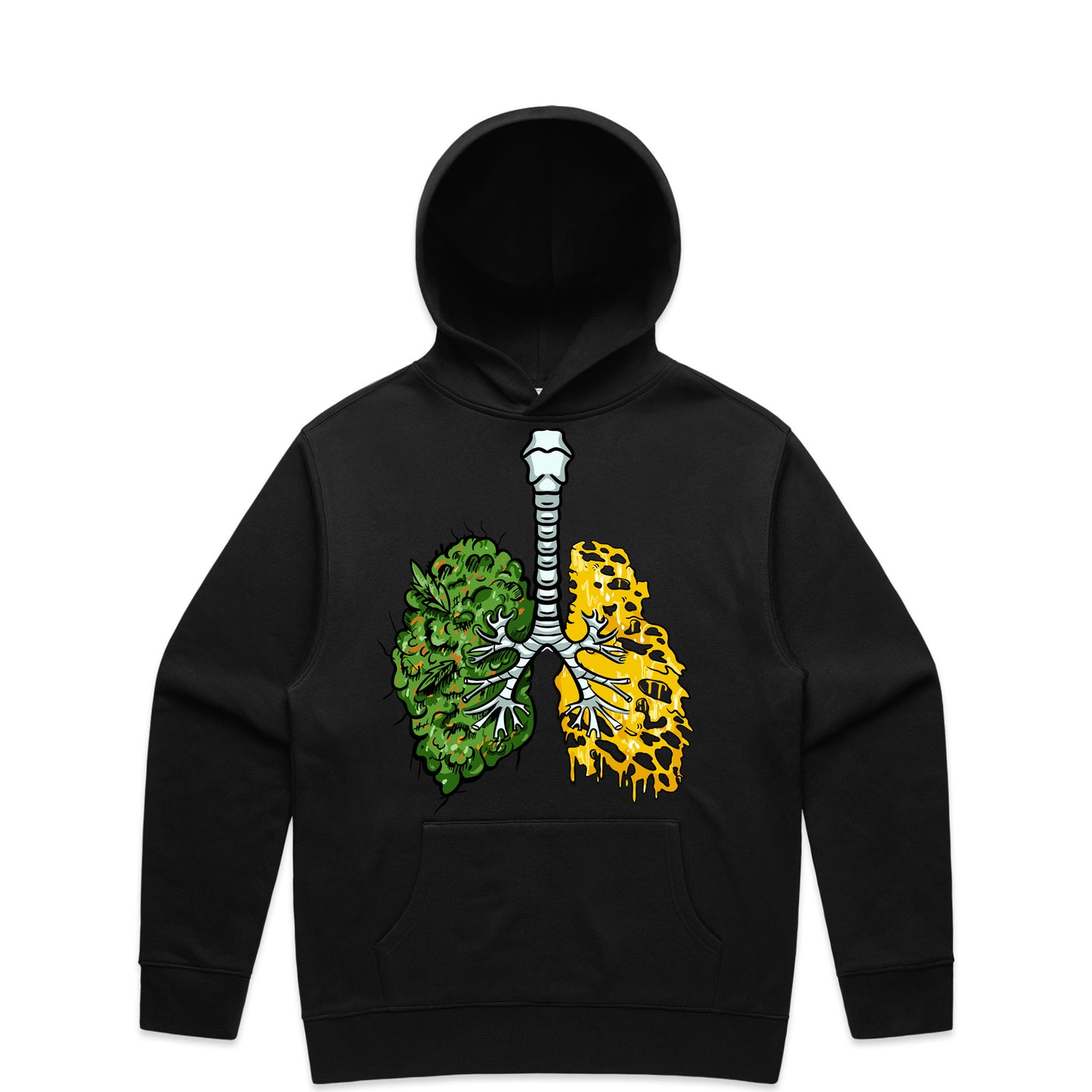 Dab/Flower lung hoodie
