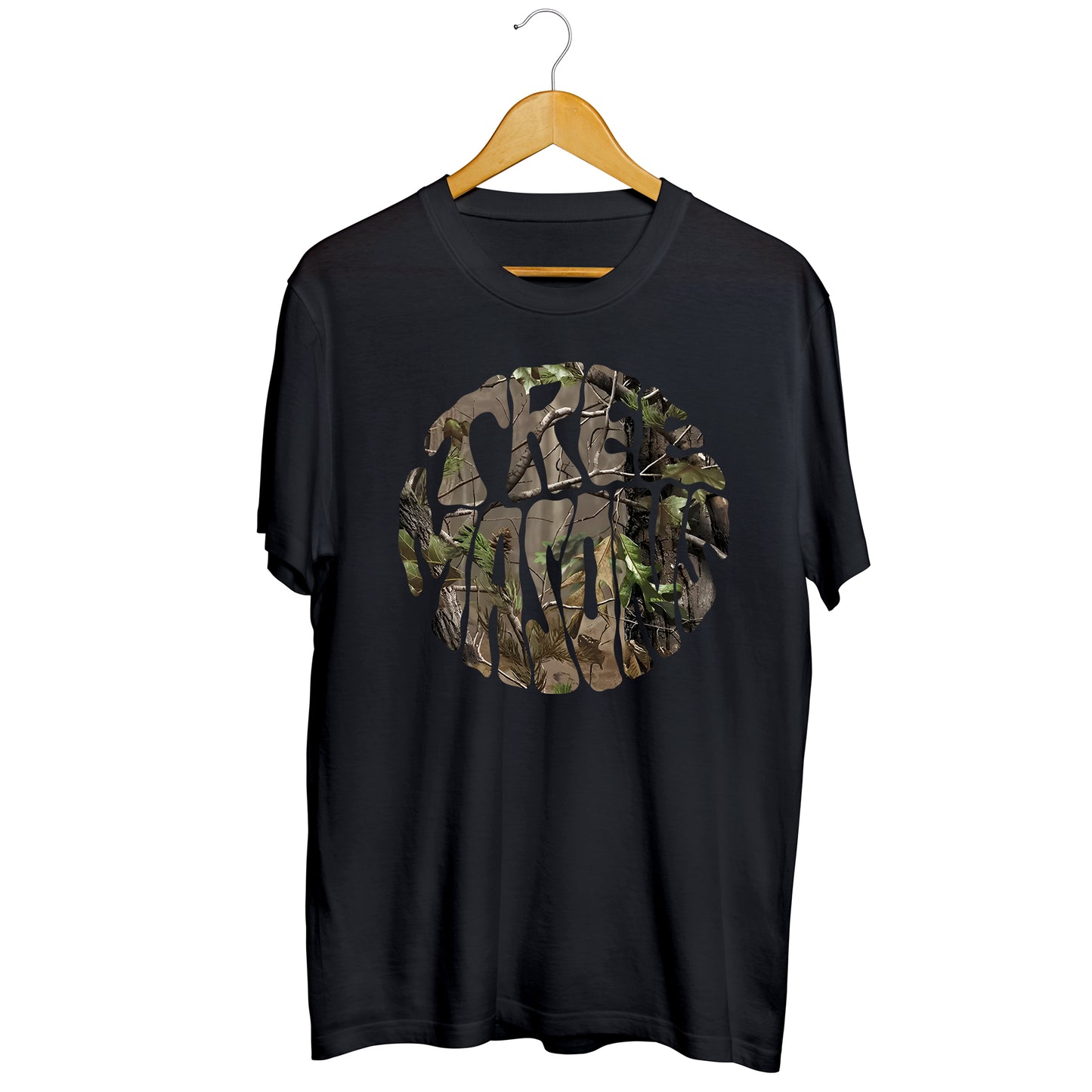Tree camo t-shirt black