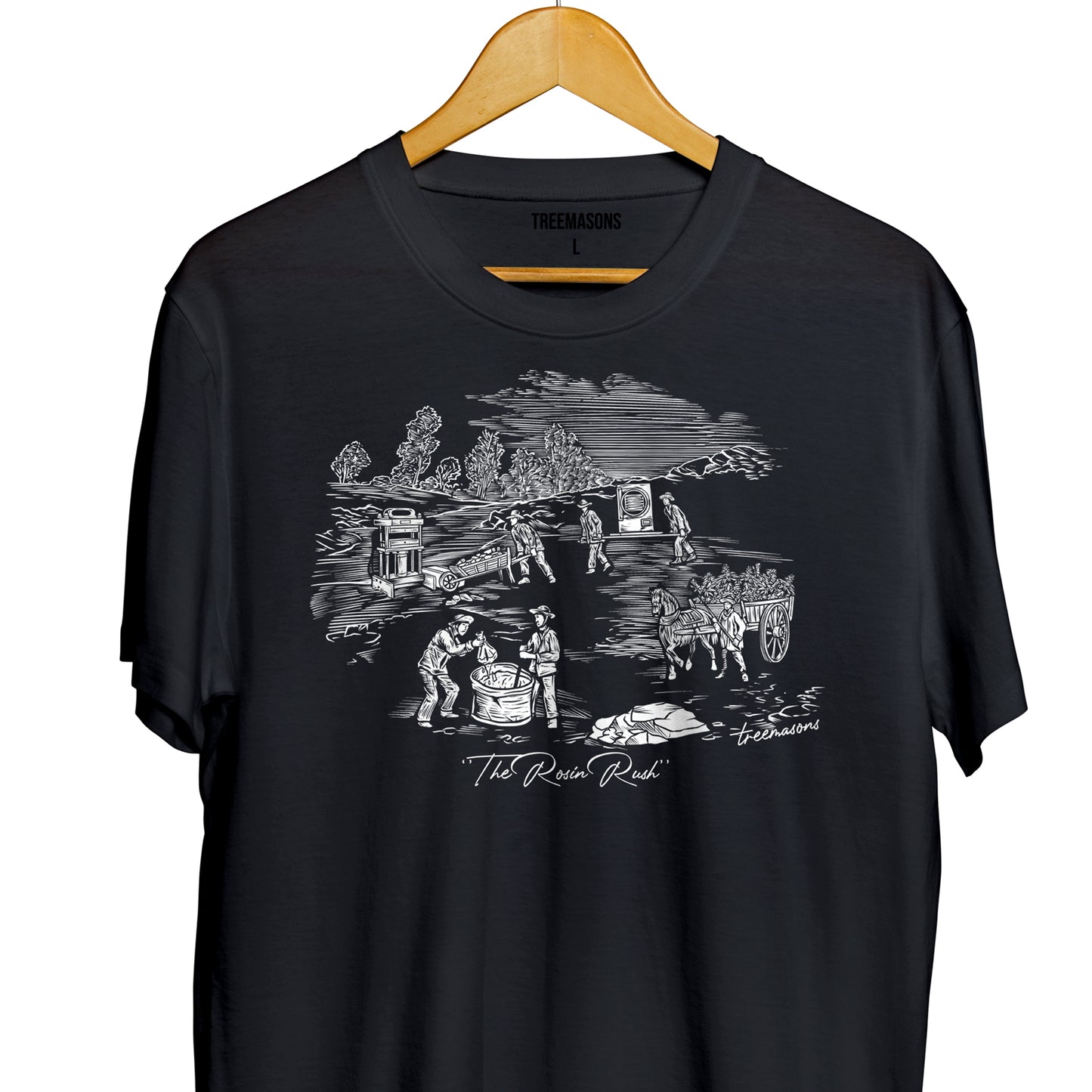 Rosin Rush T-shirt (Black)