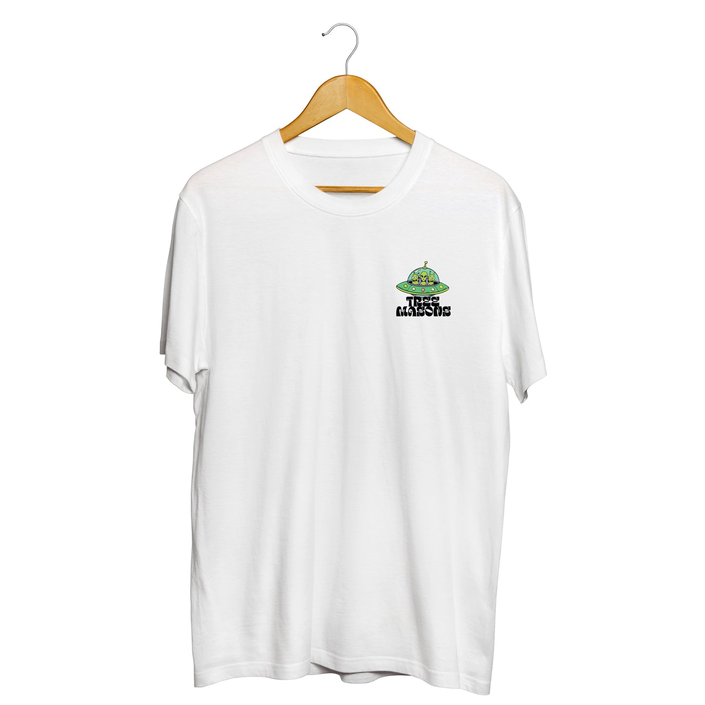 Space Brained t-shirt white