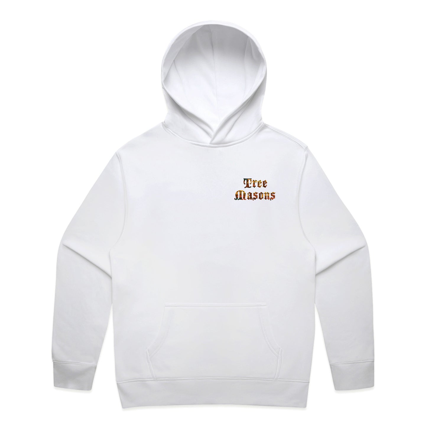 Stained glass hoodie white
