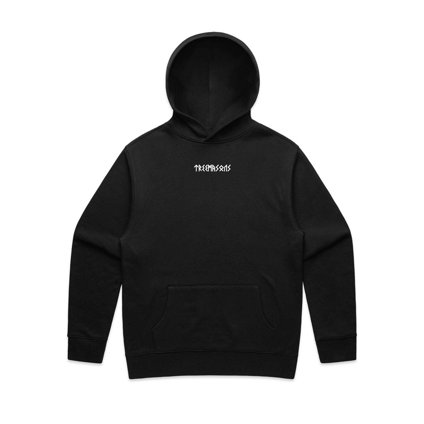 Viking Axe Hoodie Black