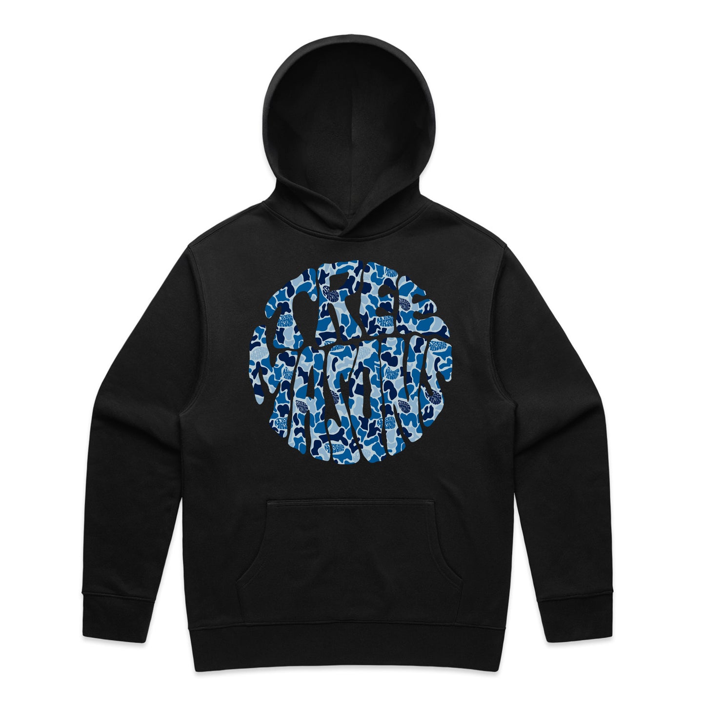 Blue duck camo hoodie