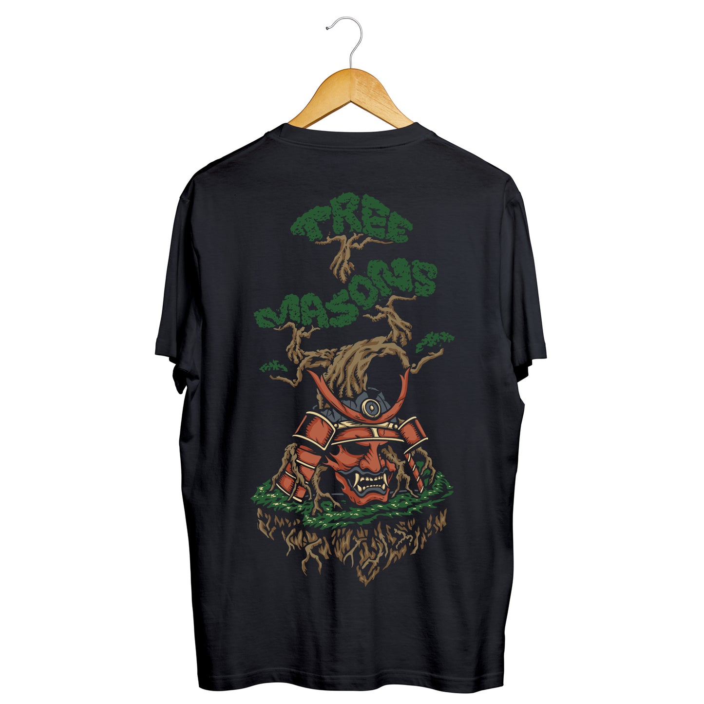 Samurai Helmet t-shirt black V1