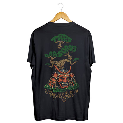 Samurai Helmet t-shirt black V1