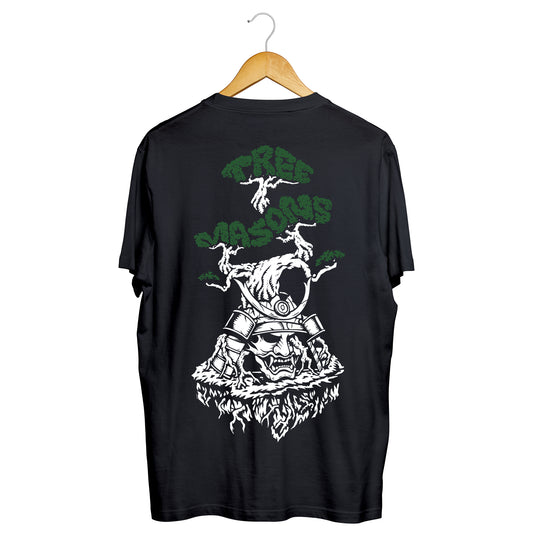 Samurai Helmet t-shirt black V2