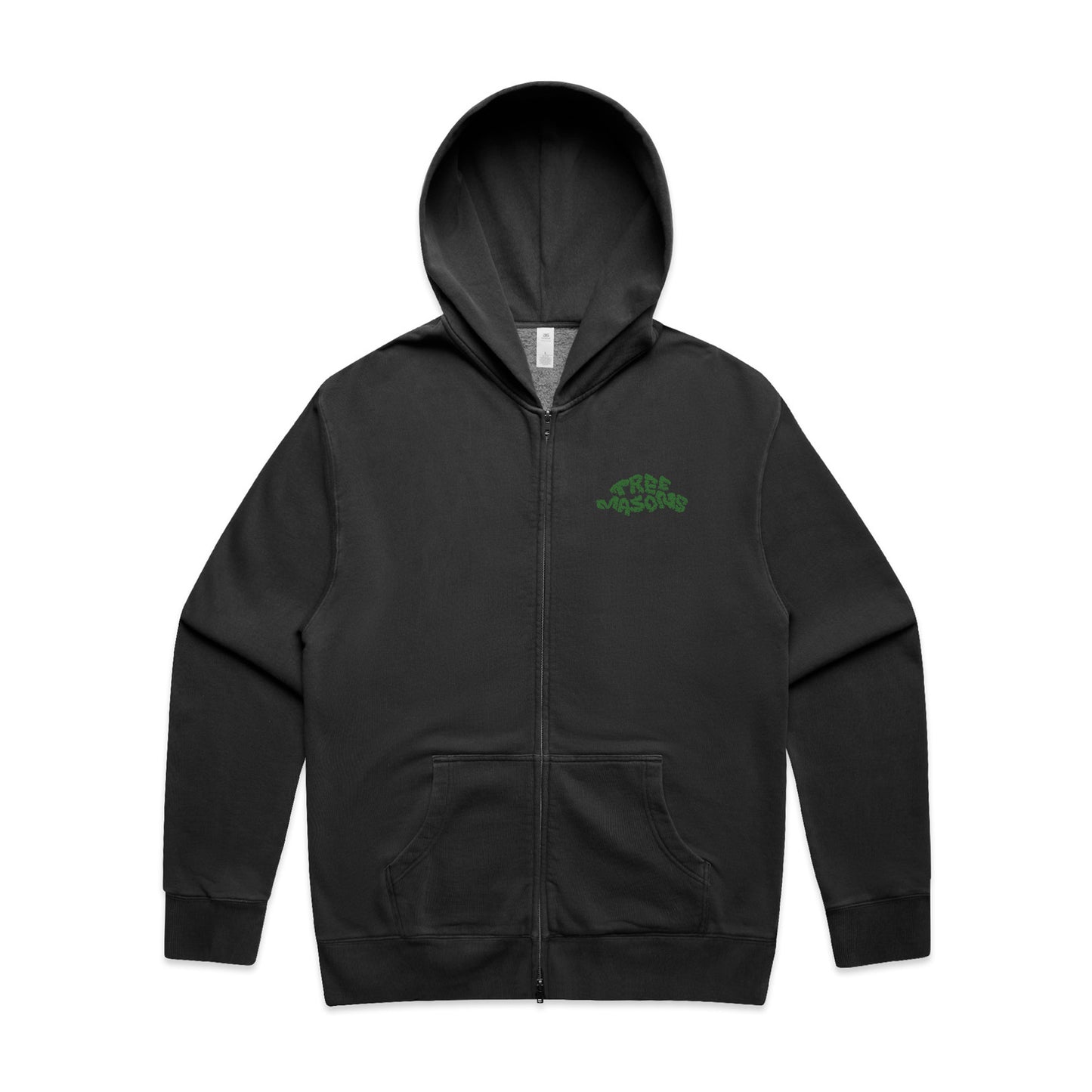 Samurai Helmet faded black zoodie
