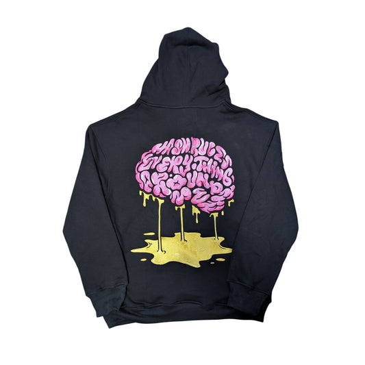 Hream Brain Embroidered Hoodie
