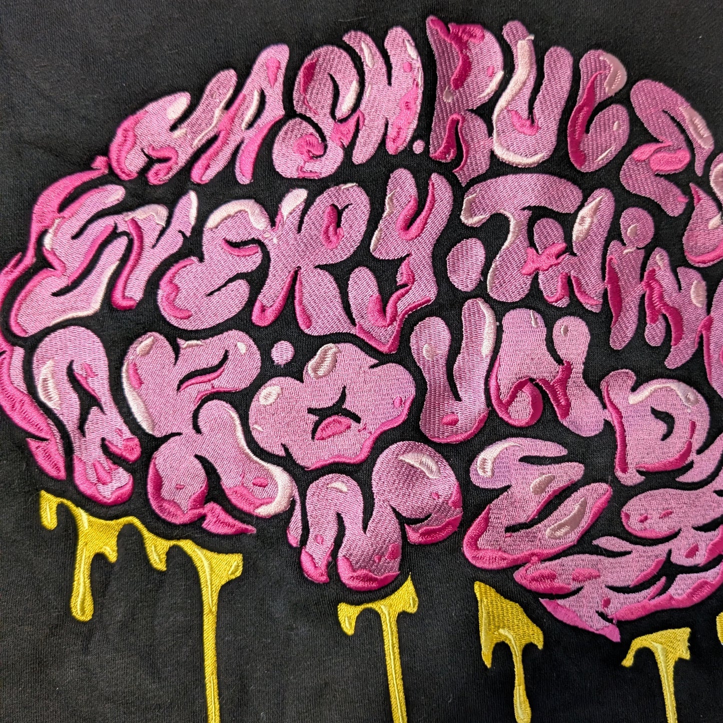 Hream Brain Embroidered Hoodie