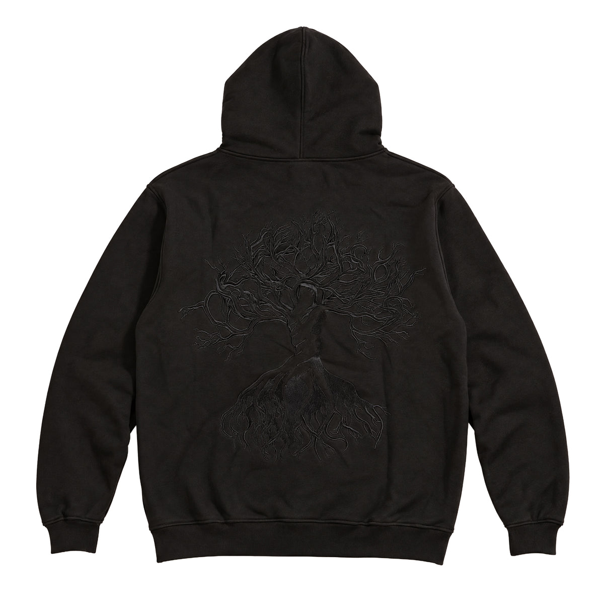 Tree Branches Embroidered Hoodie