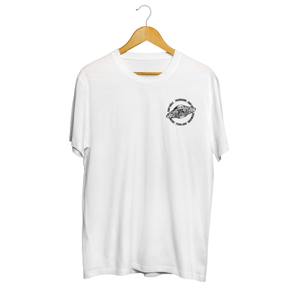 Crop circles t-shirt white