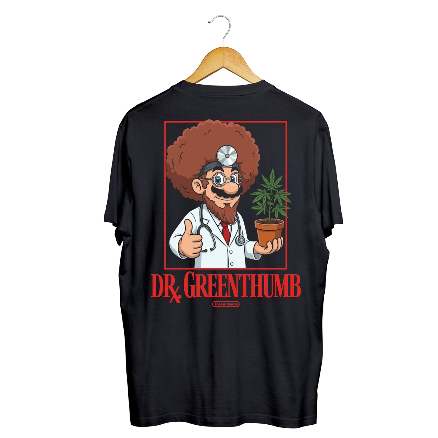 Dr Green t-shirt black v1
