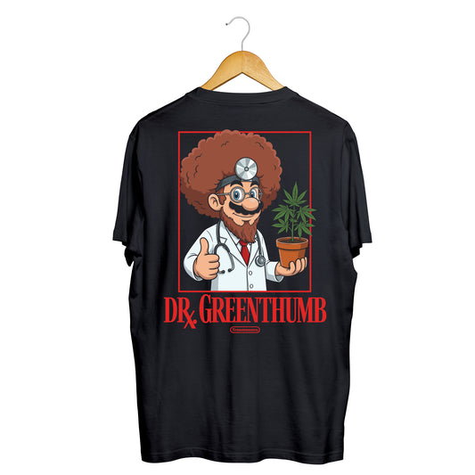 Dr Green t-shirt black v1