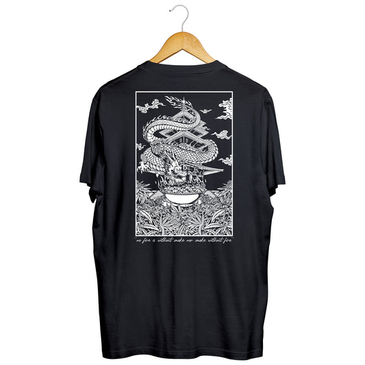 Dragon t-shirt black v2