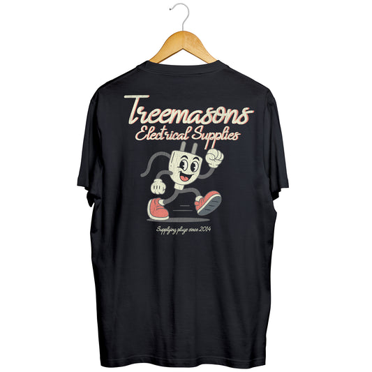 Treemasons Electrical t-shirt black