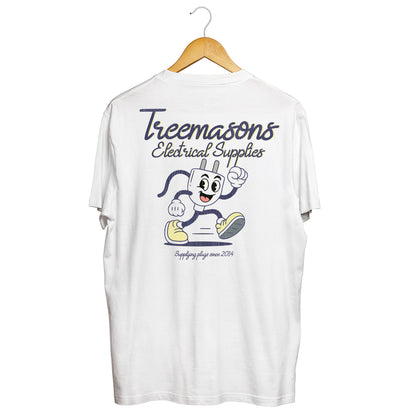Treemasons Electrical t-shirt white