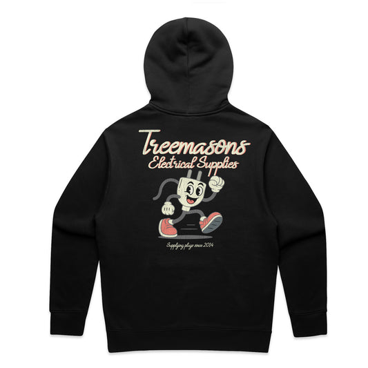 Treemasons Electrical Black hoodie