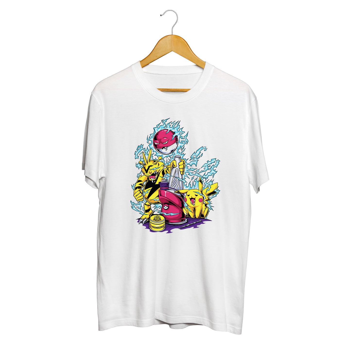 Electric (rig) type t-shirt white