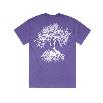 Oversized branches t-shirt (purple)