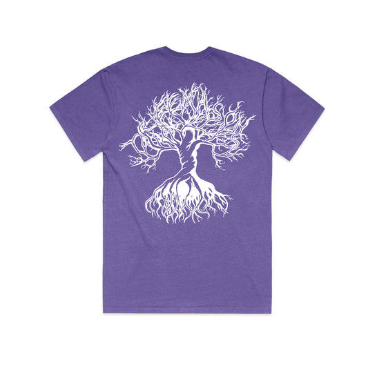 Oversized branches t-shirt (purple)