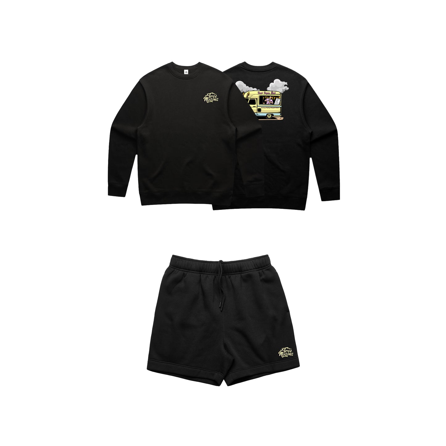Ice Hream Van Short & Sweatshirt Set