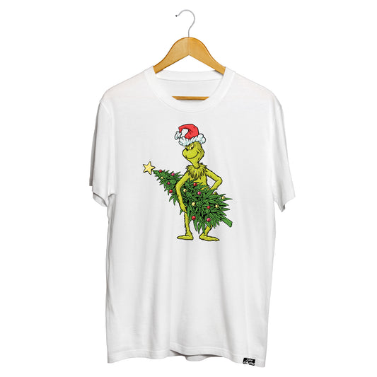 Christmas Crop t-shirt white (front print)