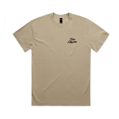 Oversized branches t-shirt (faded khaki)