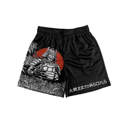 Samurai mesh shorts