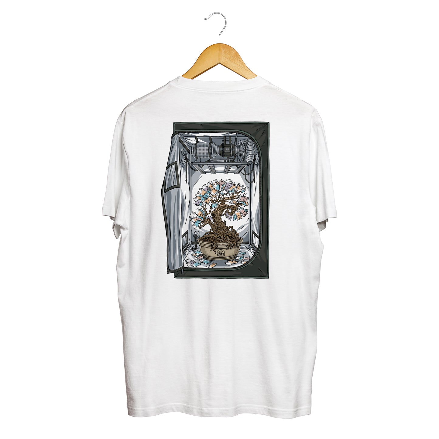 Money tree white t-shirt