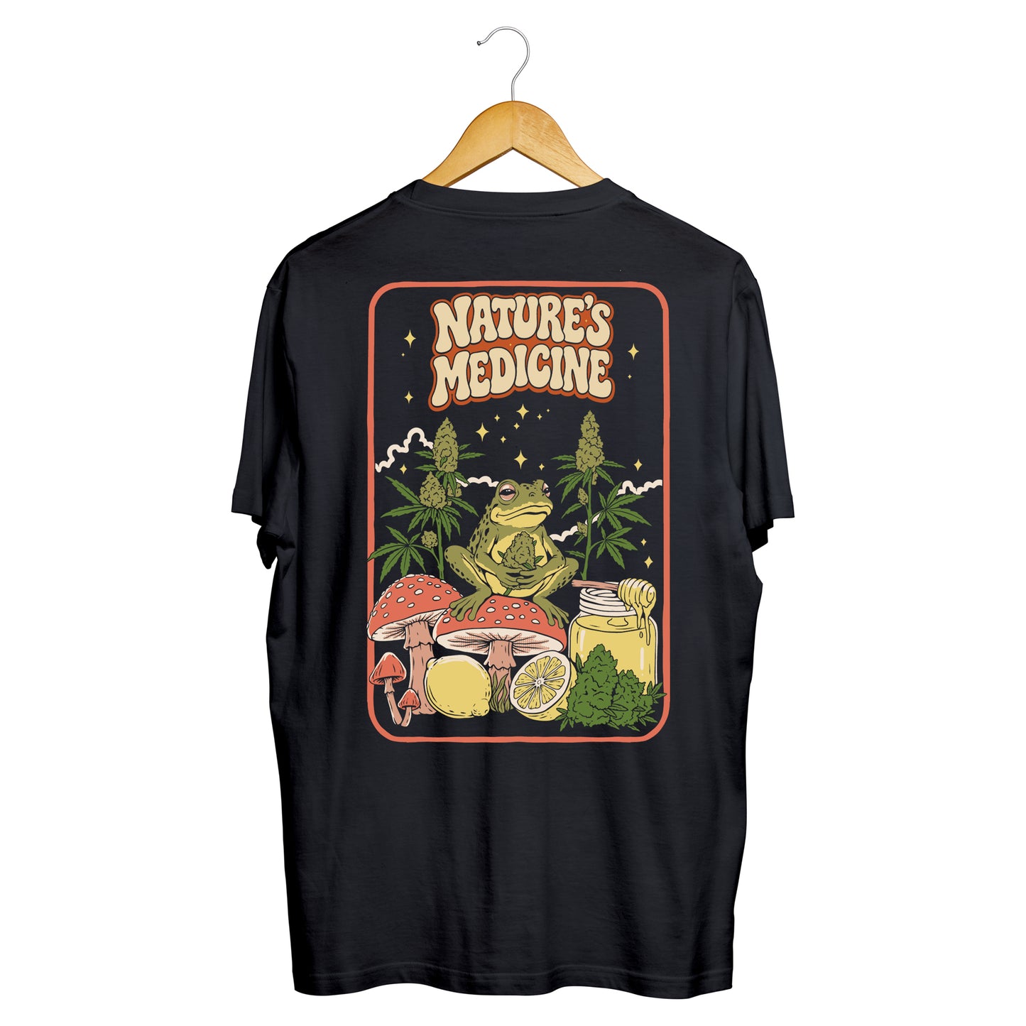 Natures medicine t-shirt (black)
