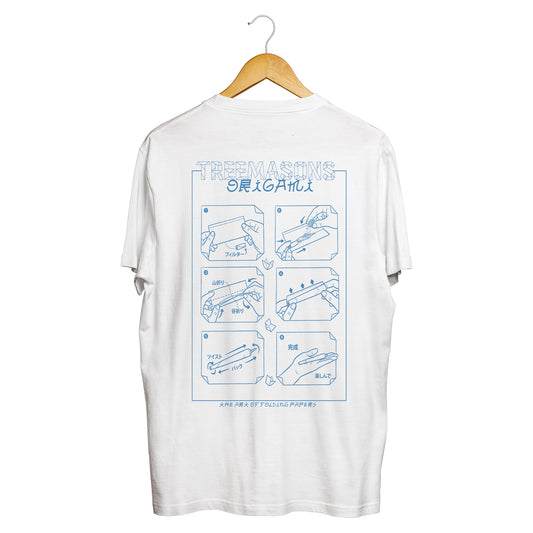 Origami t-shirt white