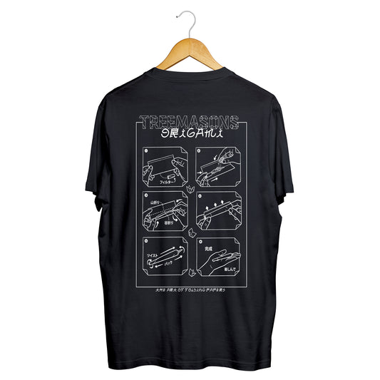 Origami t-shirt black