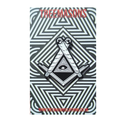 Treemasons logo hatpin
