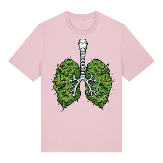 Green Lungs T-shirt (cotton pink)