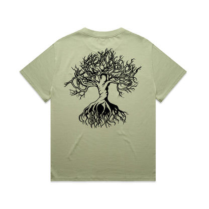 Oversized branches t-shirt (pistachio)