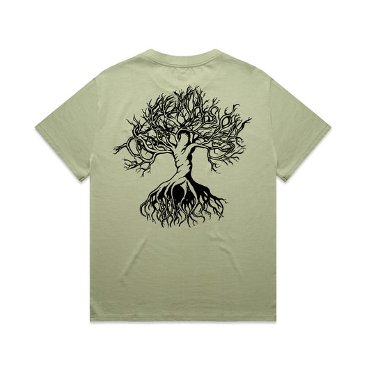 Oversized branches t-shirt (pistachio)