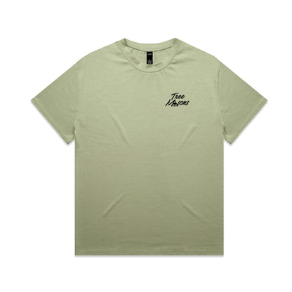 Oversized branches t-shirt (pistachio)