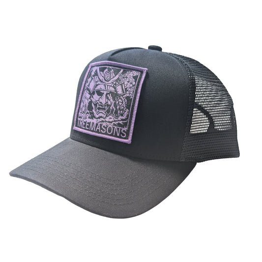 Purple Samurai Trucker Mesh Cap