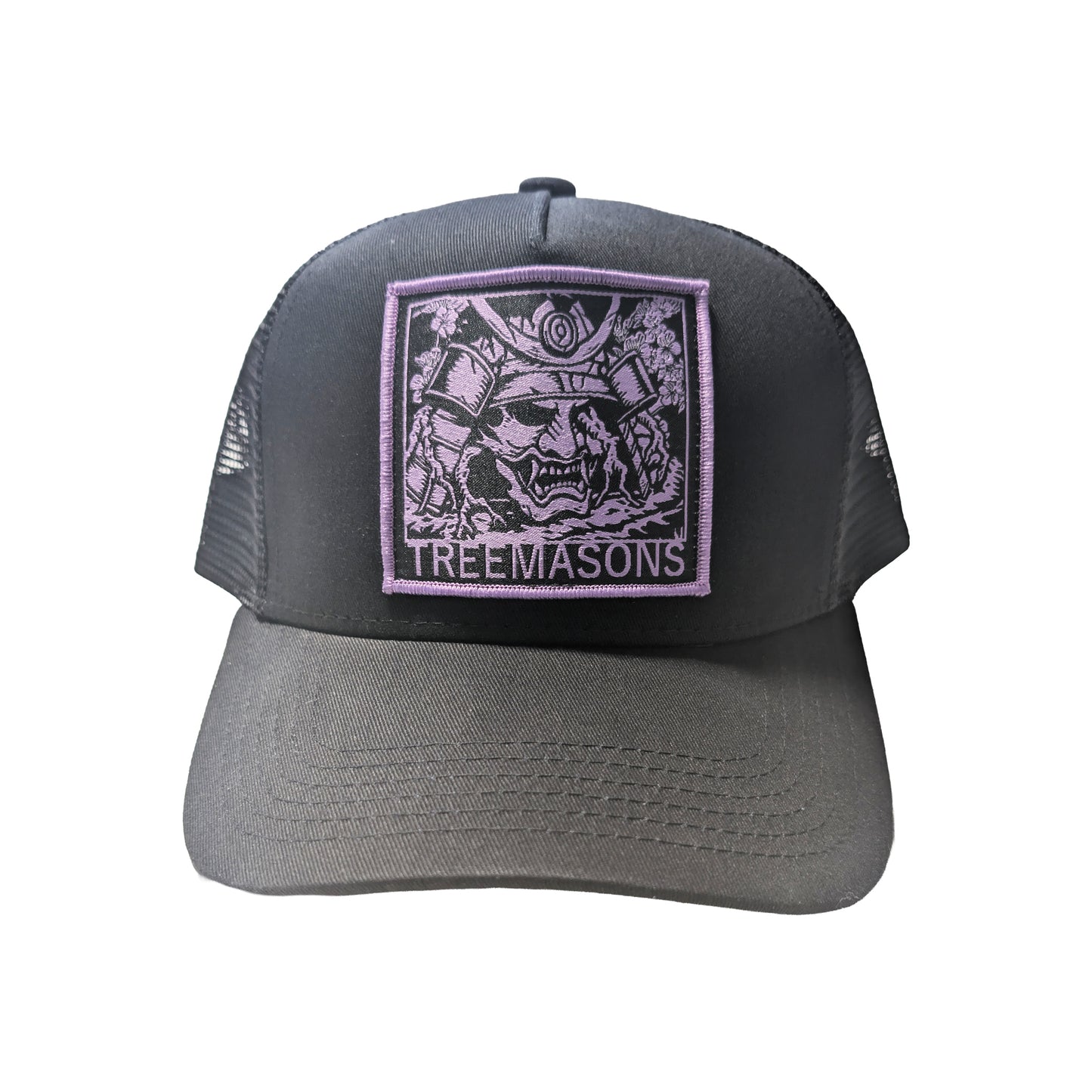 Purple Samurai Trucker Mesh Cap