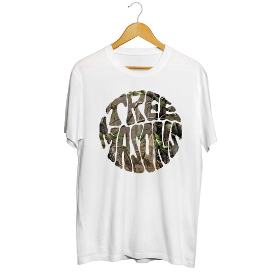 Tree camo t-shirt white