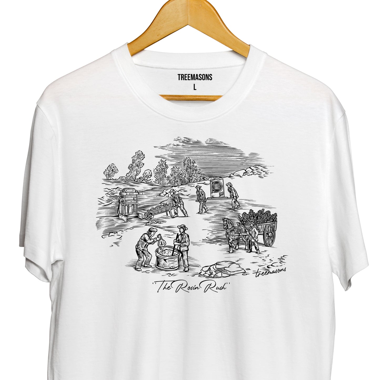 Rosin Rush T-shirt (White)