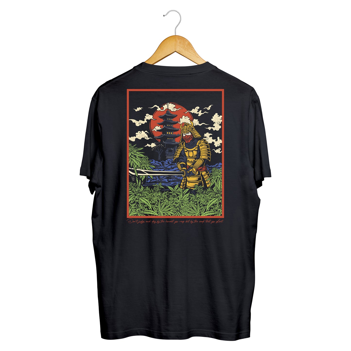 Samurai's Harvest Black T-shirt V1