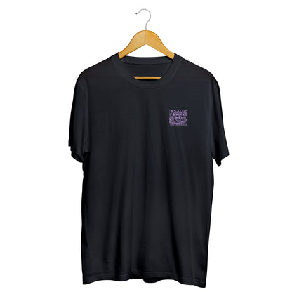 Samurai story t-shirt black (purple)