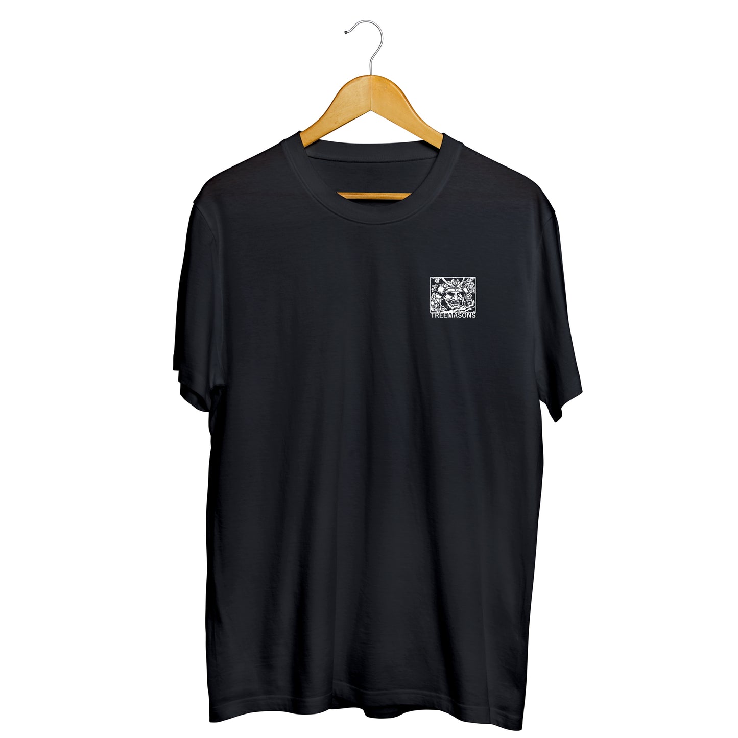 Samurai story t-shirt black (white)