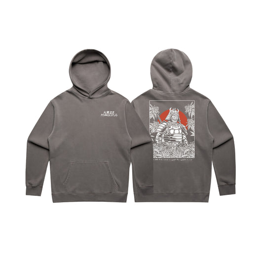 Samurai Hood Faded Grey